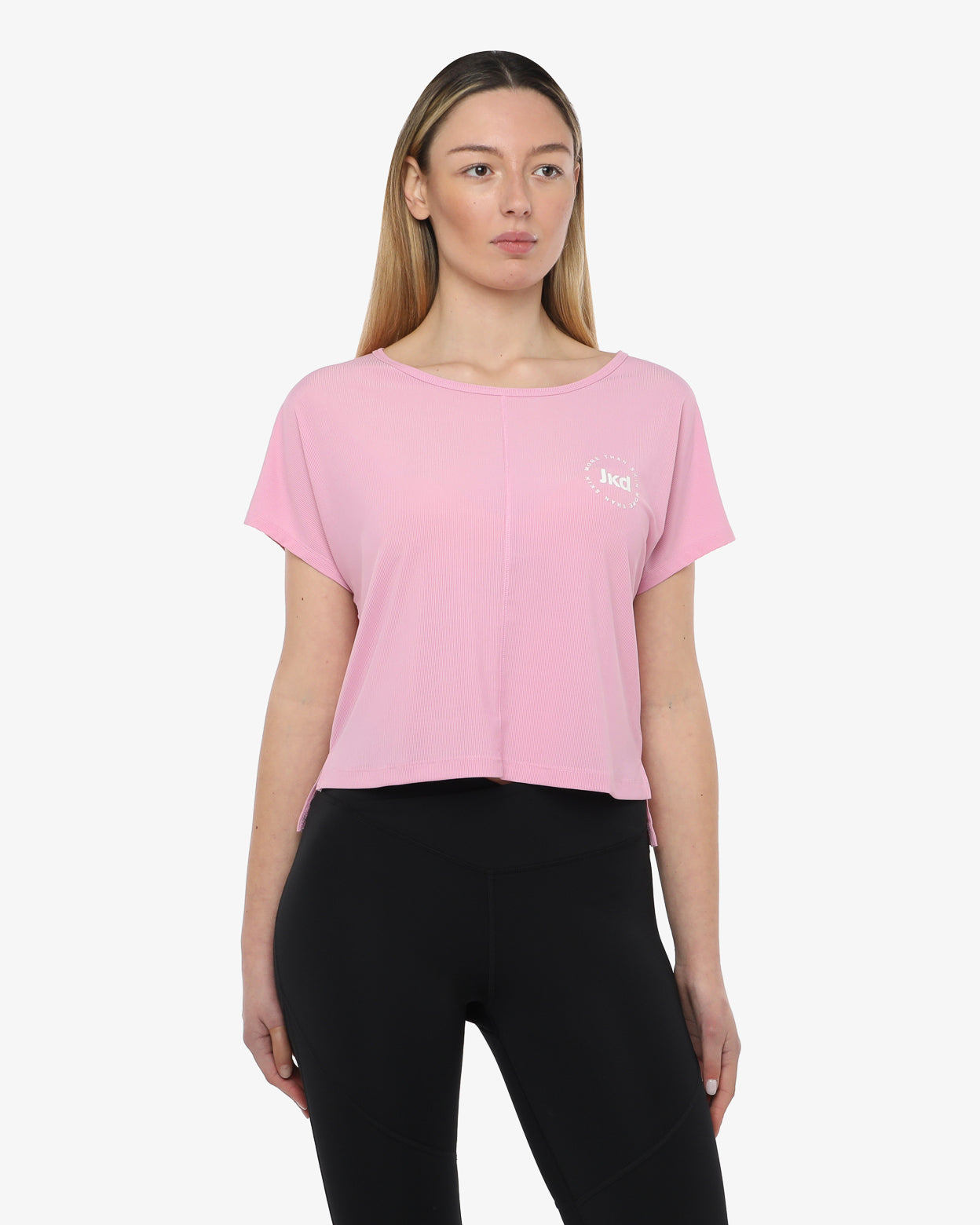 t-shirt-donna-jaked-sportswear-core-a-manica-corta-tessuto-tecnico-antipiega-con image 1
