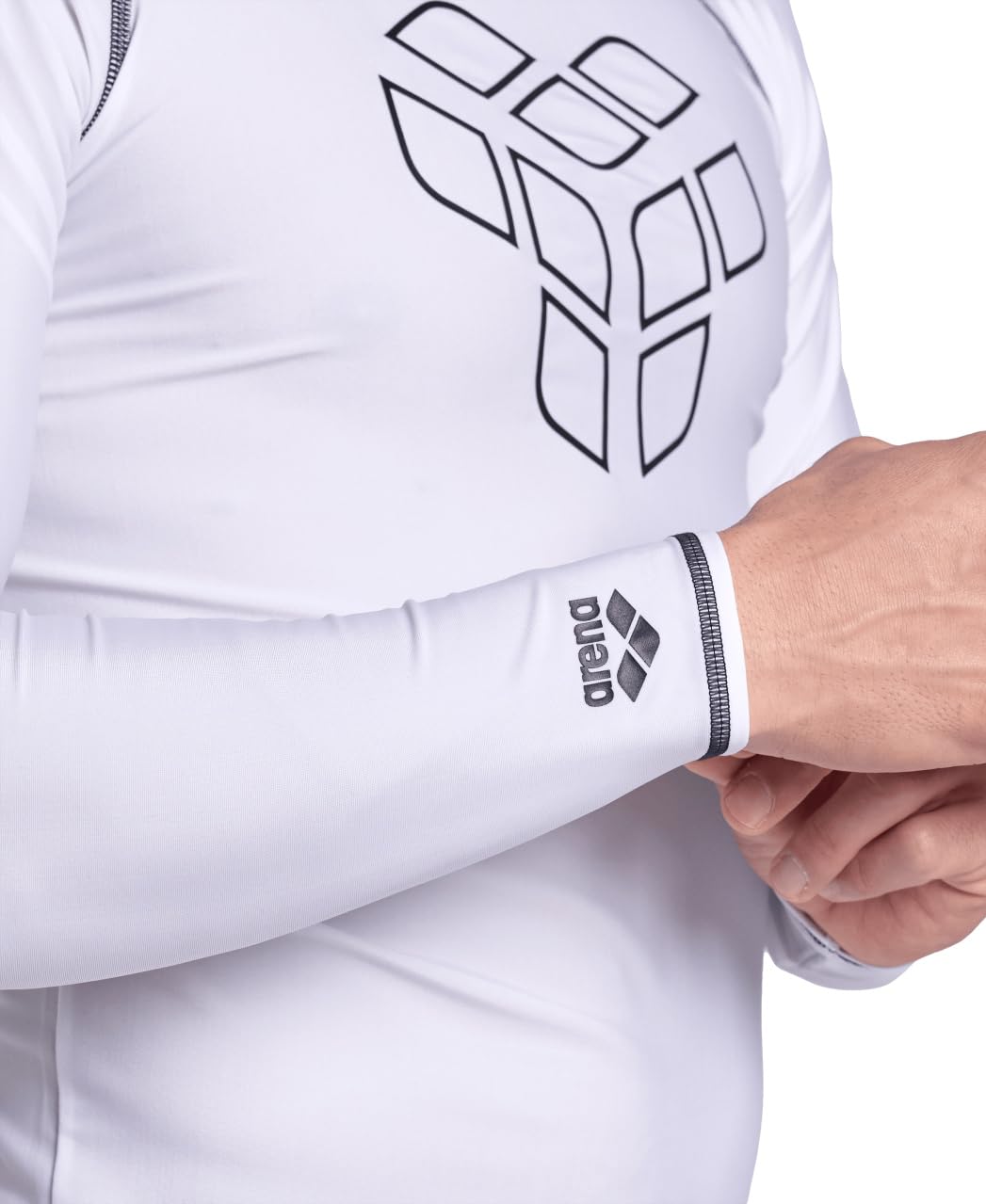 arena-men-s-rash-vest-l-s-graphic-rash-guard-uomo image 5