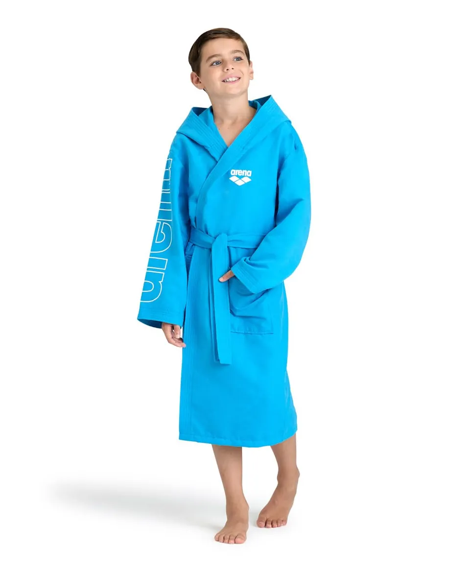 arena-zeal-plus-jr-accappatoio-unisex-per-bambini-e-ragazzi-ideale-per-piscina-e image 1