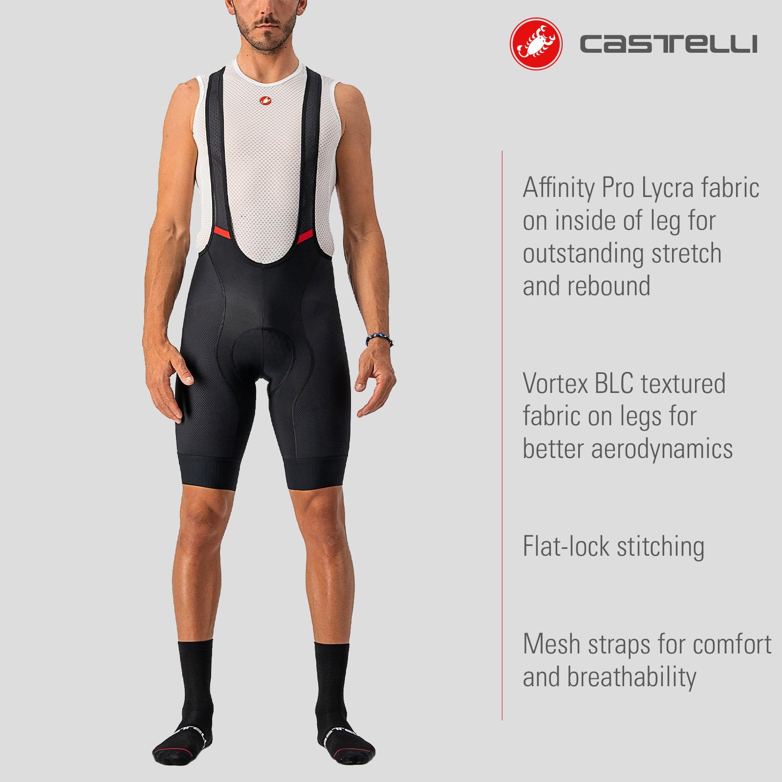 castelli-competizione-bib-pantaloncini-uomo-con-fondello-per-ciclismo image 4