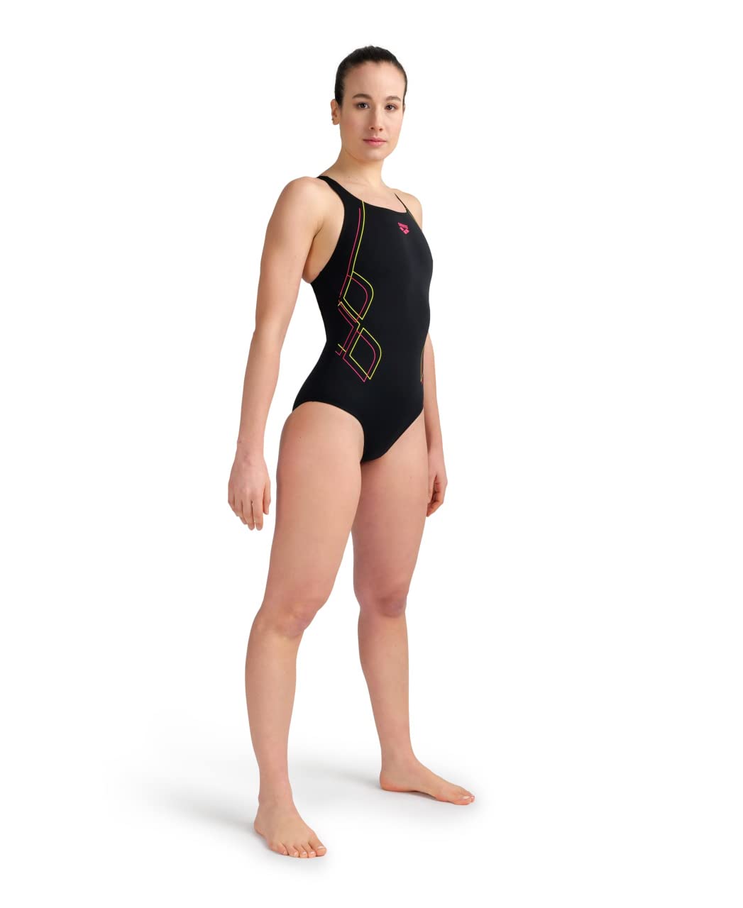 costume-sportivo-da-donna-arena-graphic-v-back image 7