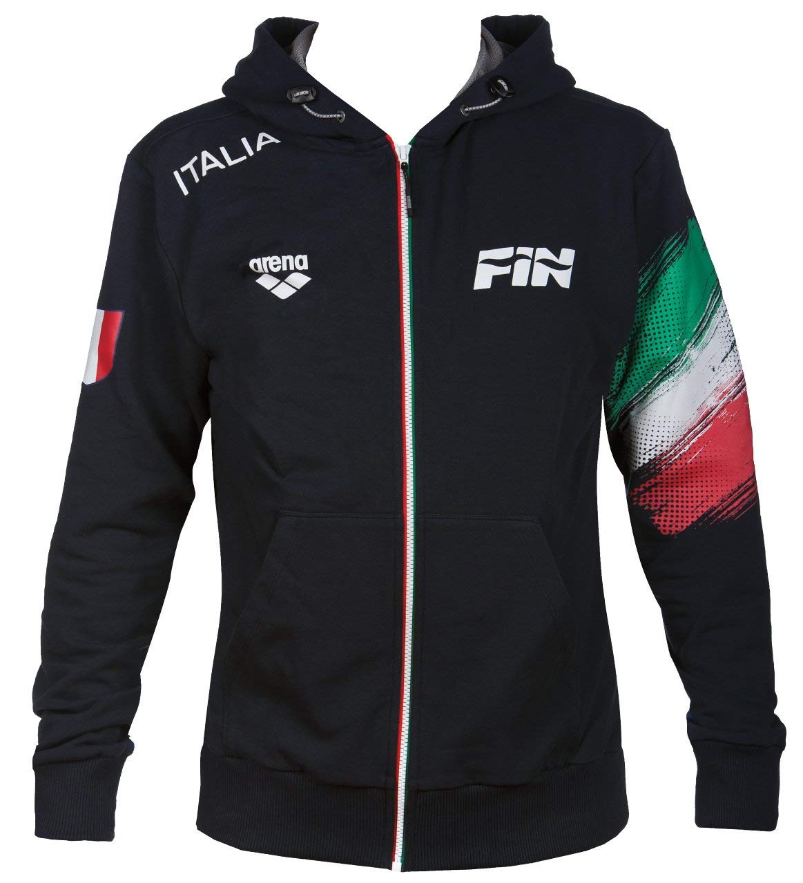 arena-w-italy-fin-hooded-felpa-donna-collezione-icons image 1