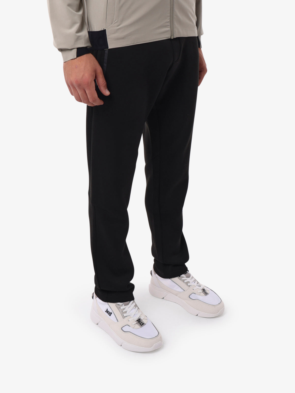 jaked-pantalone-felpa-sportswear-match-pantaloni-uomo-in-tessuto-effetto-neopren image 2
