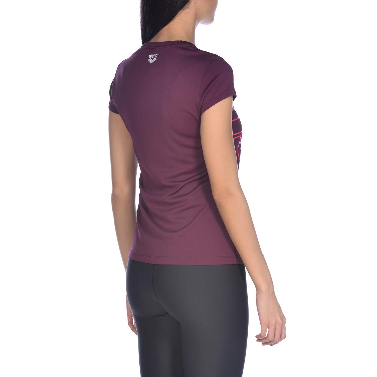 arena-gym-logo-maglia-a-maniche-corte-donna-per-palestra-e-tempo-libero-attivo image 5