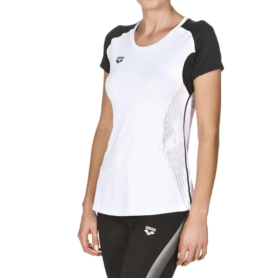 arena-w-run-s-s-panel-maglia-donna-t-shirt-running-traspirante image 1