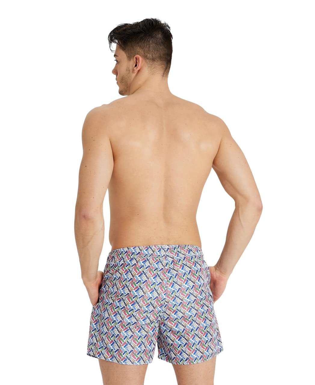 arena-allover-costume-uomo-mare-e-piscina-boxer-in-tessuto-riciclato image 2