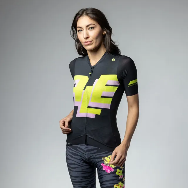 al-cycling-maglia-manica-corta-donna-sauvage-jersey-da-ciclismo-con-tecnologia-b image 1