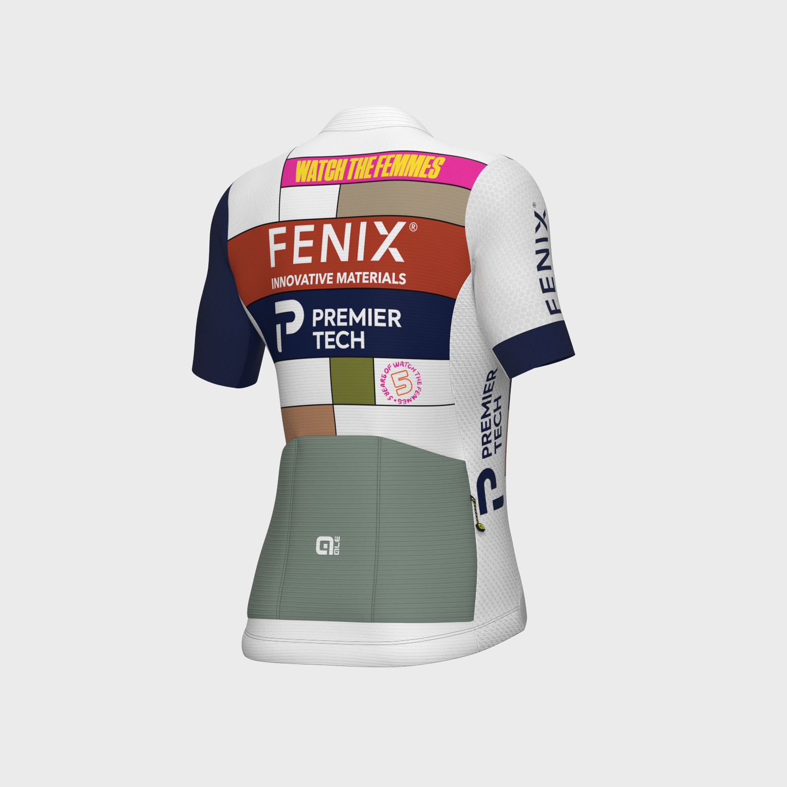 al-cycling-maglia-manica-corta-donna-fenix-premier-tech-tdf-linea-prs-1000 image 2