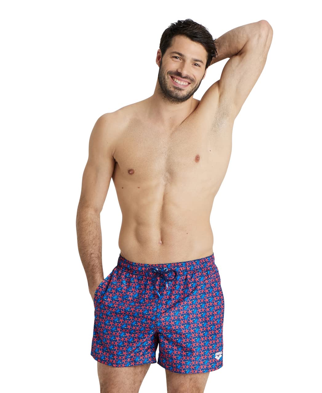 arena-allover-costume-uomo-mare-e-piscina-boxer-in-tessuto-riciclato image 7