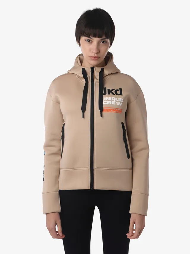 jaked-rider-felpa-full-zip-con-cappuccio-donna image 1