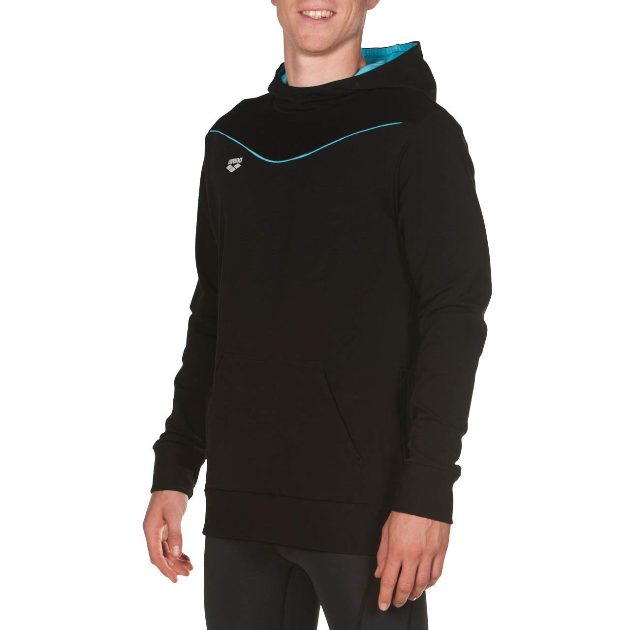 arena-gym-hoodie-m-felpa-con-cappuccio-uomo image 2