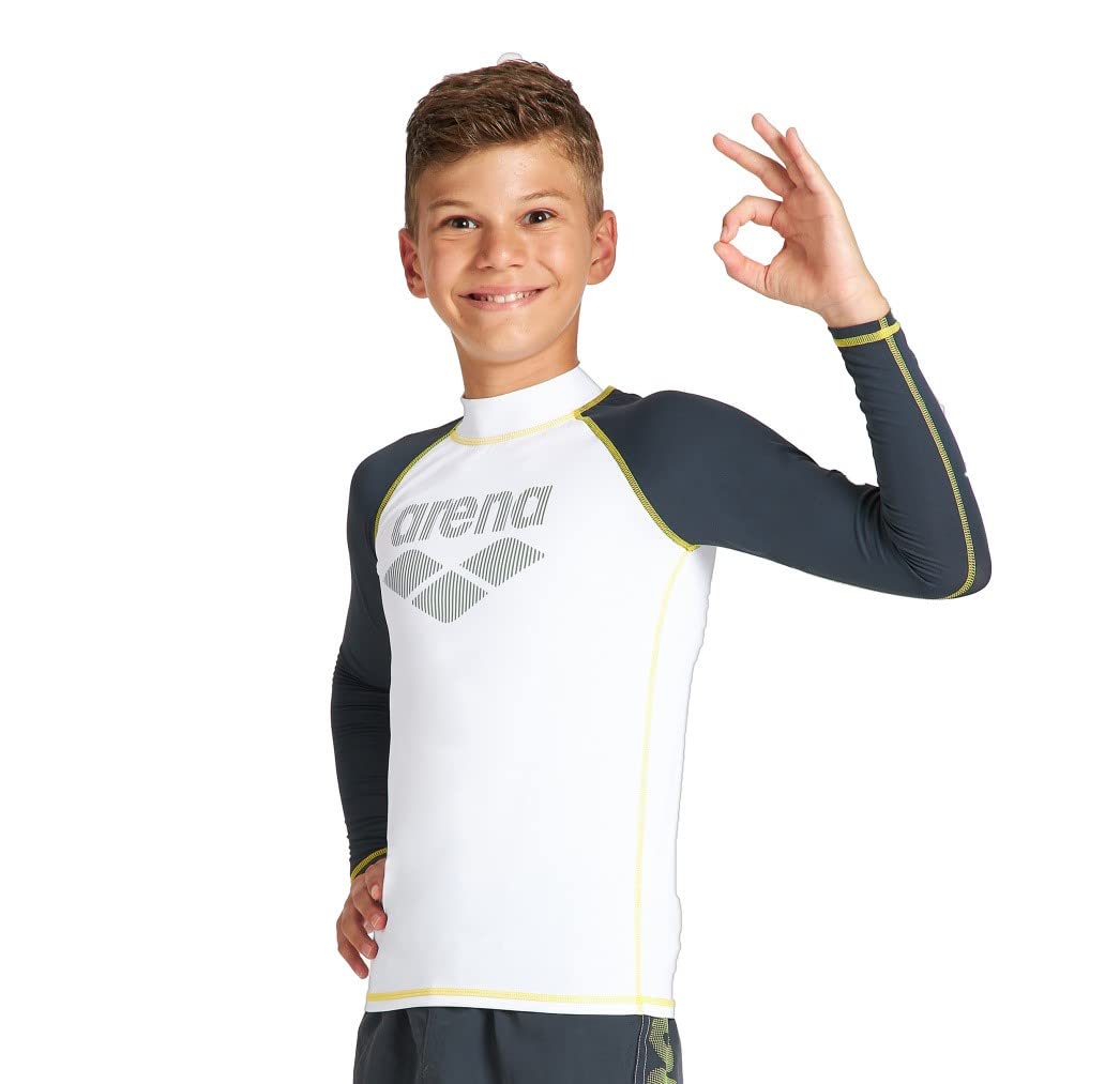arena-long-sleeve-rash-vest-maglietta-rash-guard-con-protezione-uv-per-bambini-e image 2