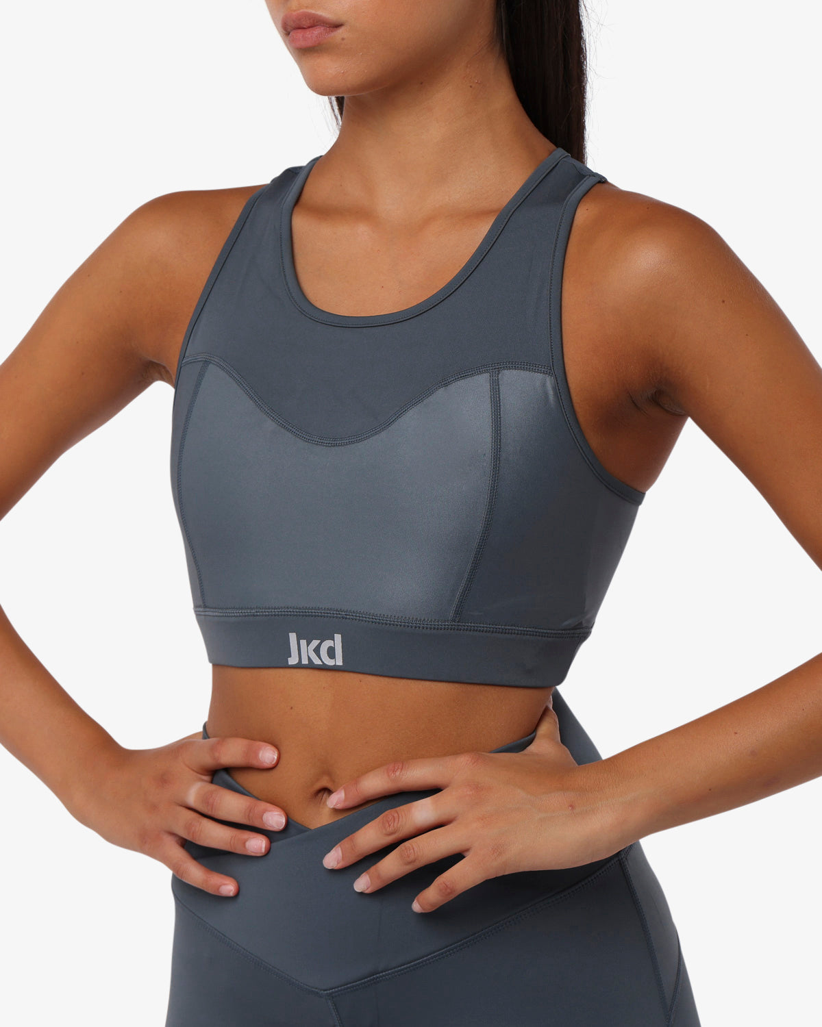 jaked-shiny-top-a-spallina-stretta-donna-preformato-poliestere-elasticizzato image 4