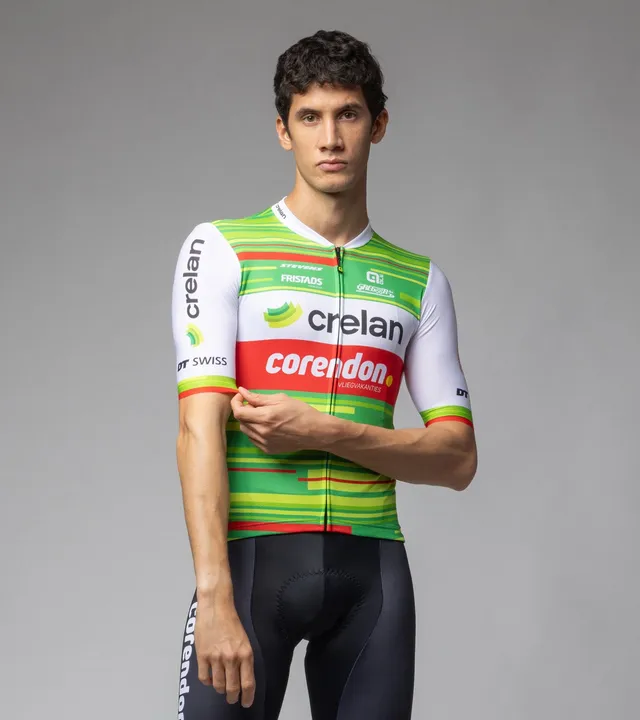 al-cycling-maglia-manica-corta-uomo-crelan-corendon-jersey-pro-team-replica-115g image 1