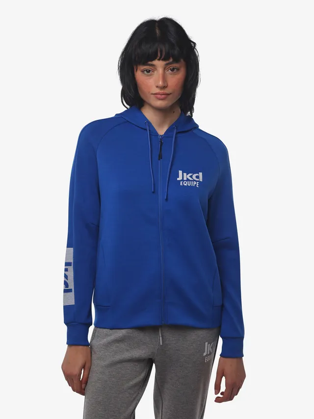 felpa-jaked-equipe-felpa-con-cappuccio-e-zip-stile-urbano-donna image 1