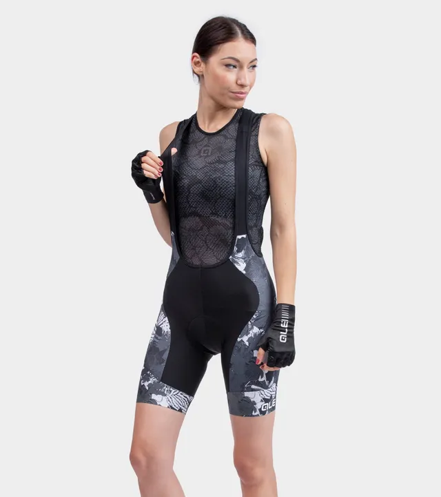 al-cycling-amazzonia-pantaloncino-con-bretelle-donna-salopette-ciclismo-con-graf image 1
