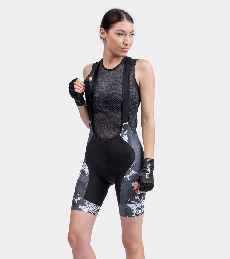 al-cycling-amazzonia-pantaloncino-con-bretelle-donna-salopette-ciclismo-con-graf image 1