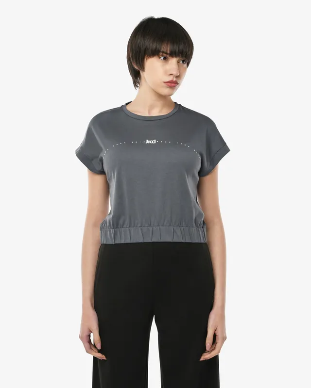 jaked-sportswe-kotton-mix-t-shirt-a-manica-corta-donna image 1