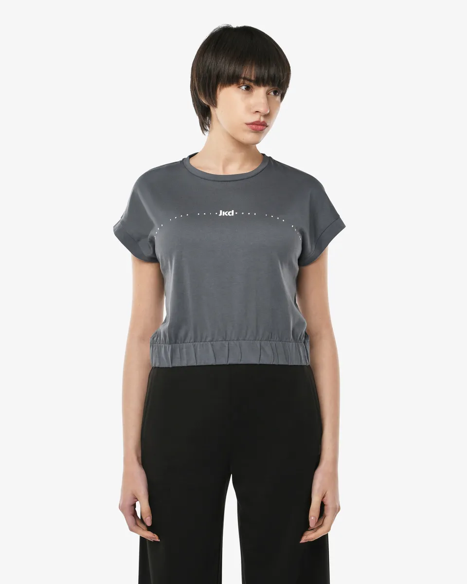jaked-sportswe-kotton-mix-t-shirt-a-manica-corta-donna image 1