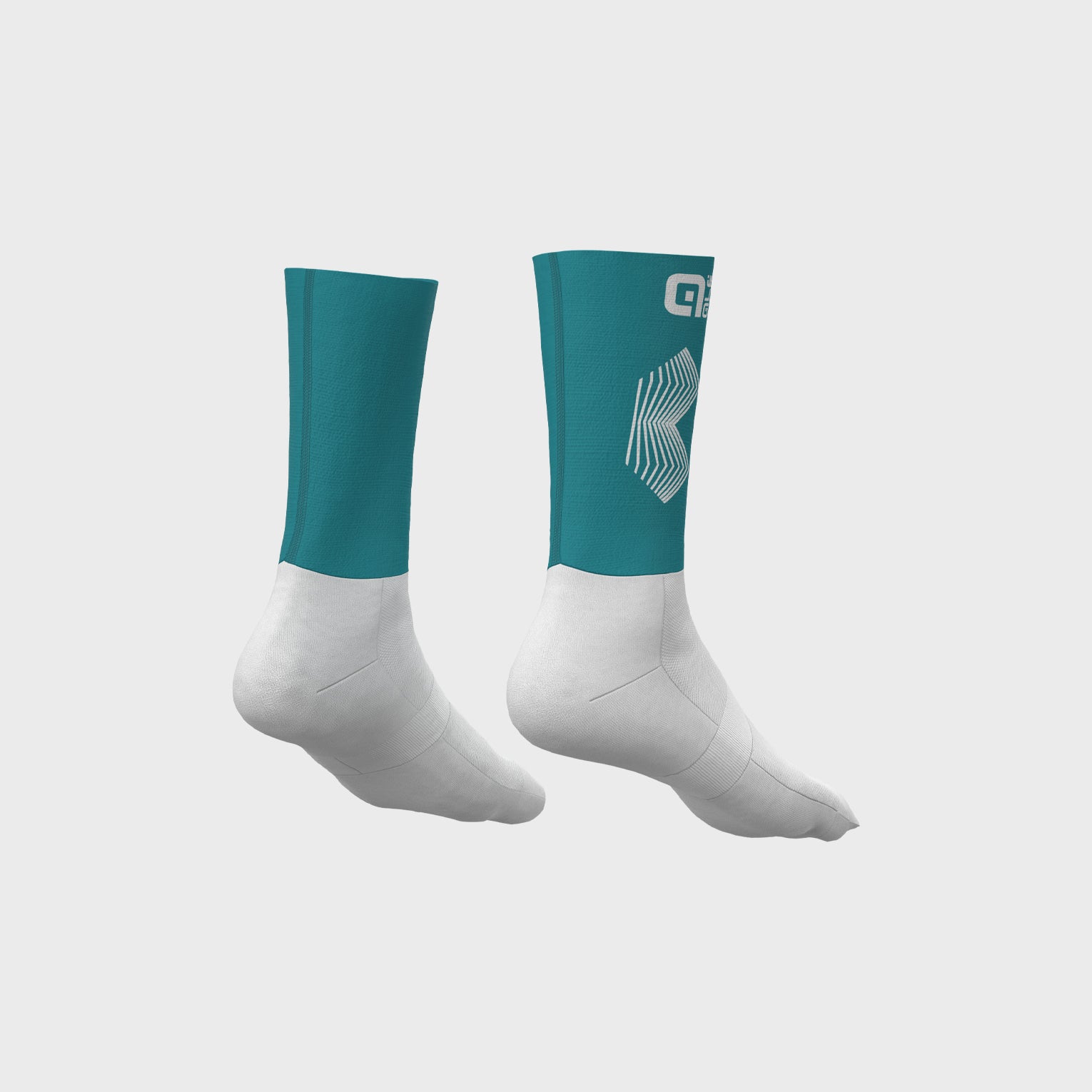 al-cycling-bahrain-victorious-calzini-unisex-calze-ciclismo-aerodinamiche-jet-st image 2