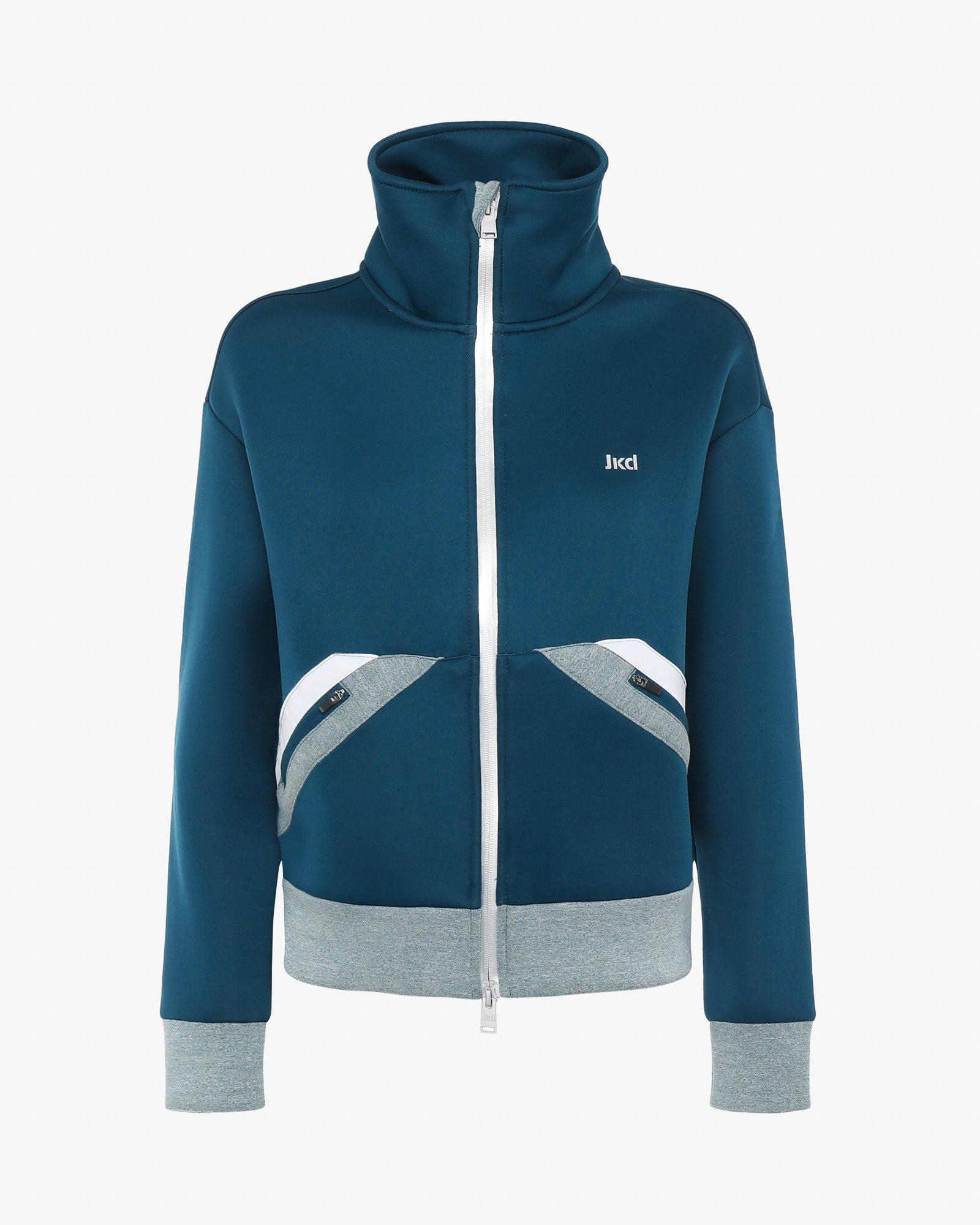 jaked-manta-ray-felpa-full-zip-donna-traspirante-con-dettagli-grafici image 6