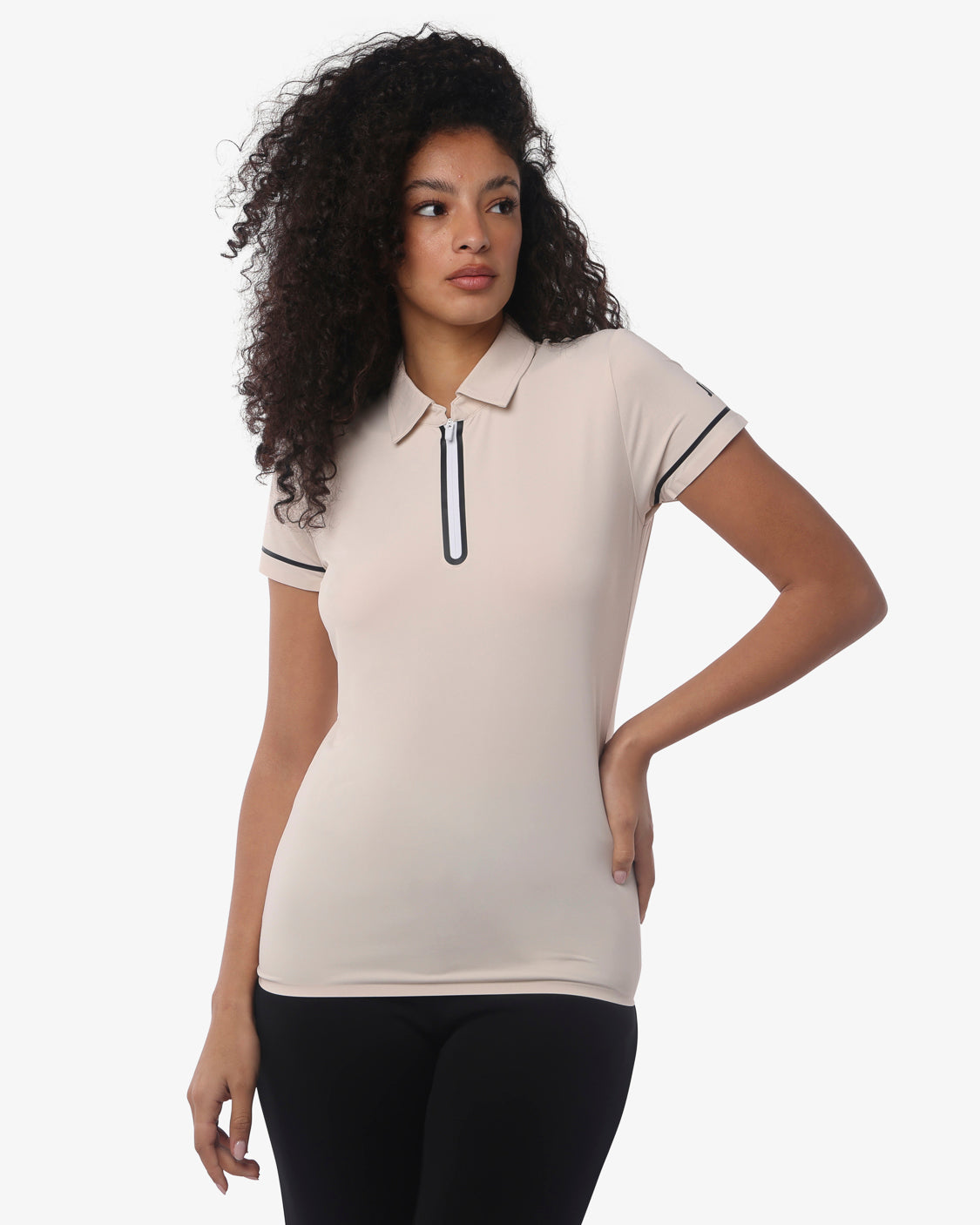 jaked-polo-zip-activewear-hydra-donna-polo-mezza-manica-in-tessuto-ultralight-co image 2
