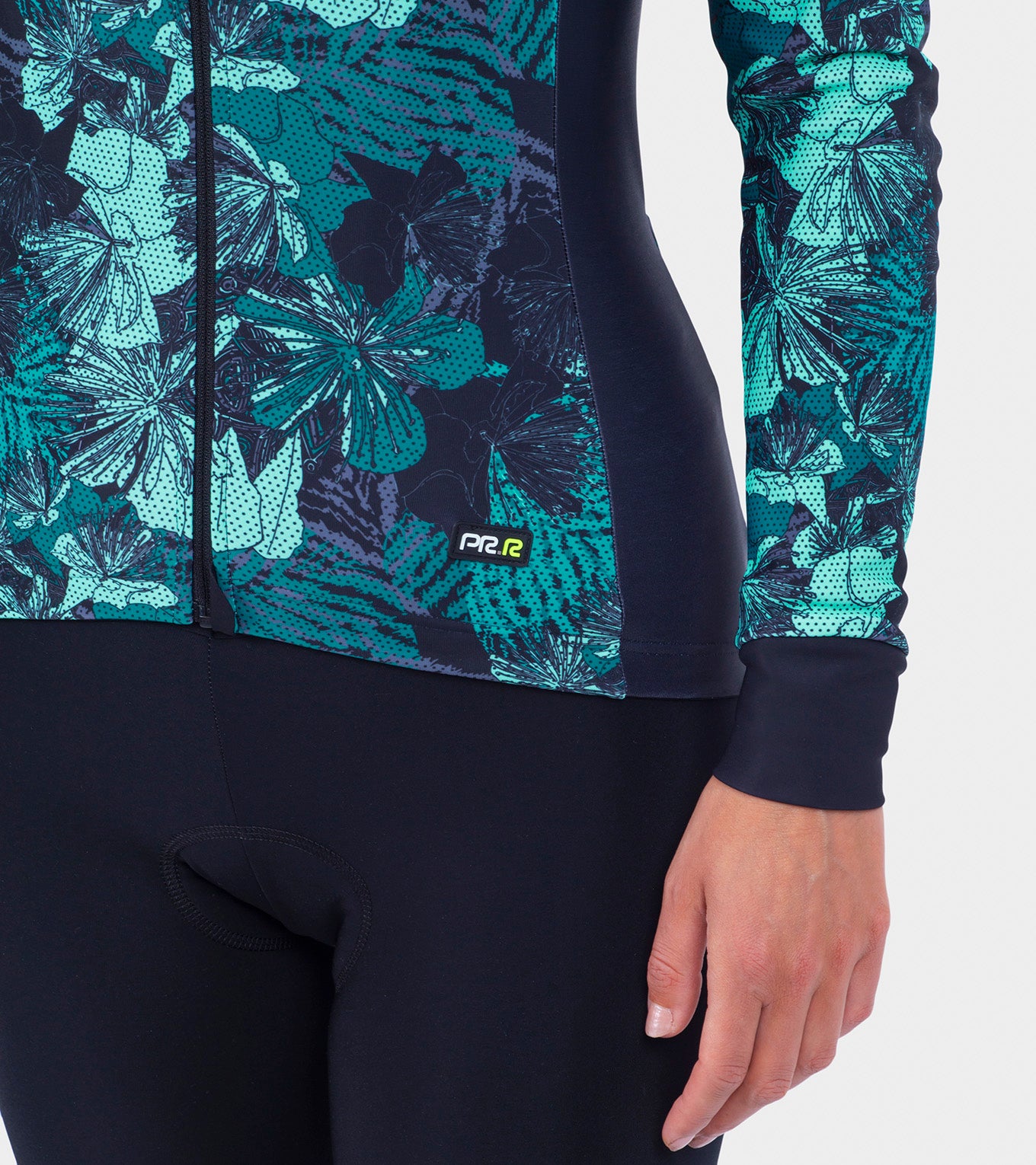 al-cycling-maglia-manica-lunga-donna-amazzonia-felpa-ciclismo-invernale-con-graf image 4
