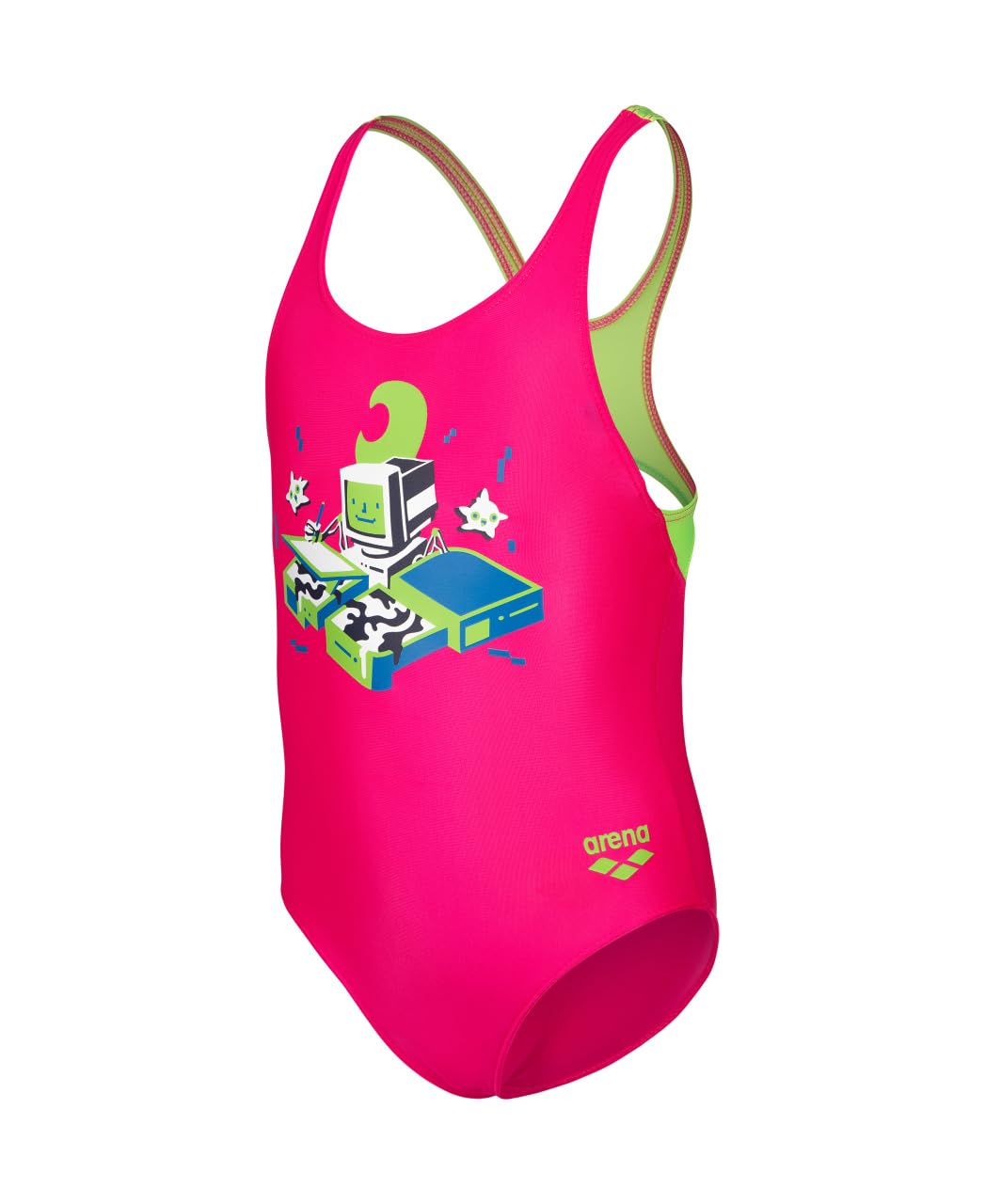 arena-kids-girl-s-arena-game-swimsuit-swim-pro-back-costume-intero-bimba-0-24 image 1