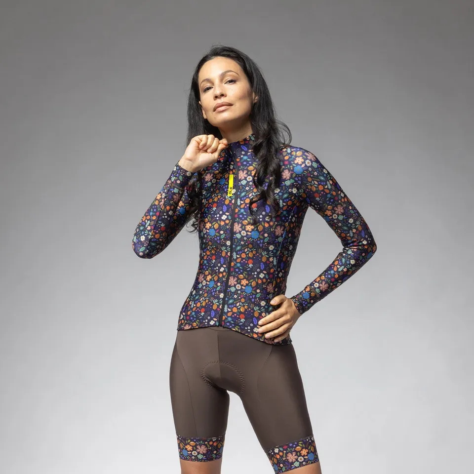 al-cycling-flowery-maglia-a-manica-lunga-donna image 1