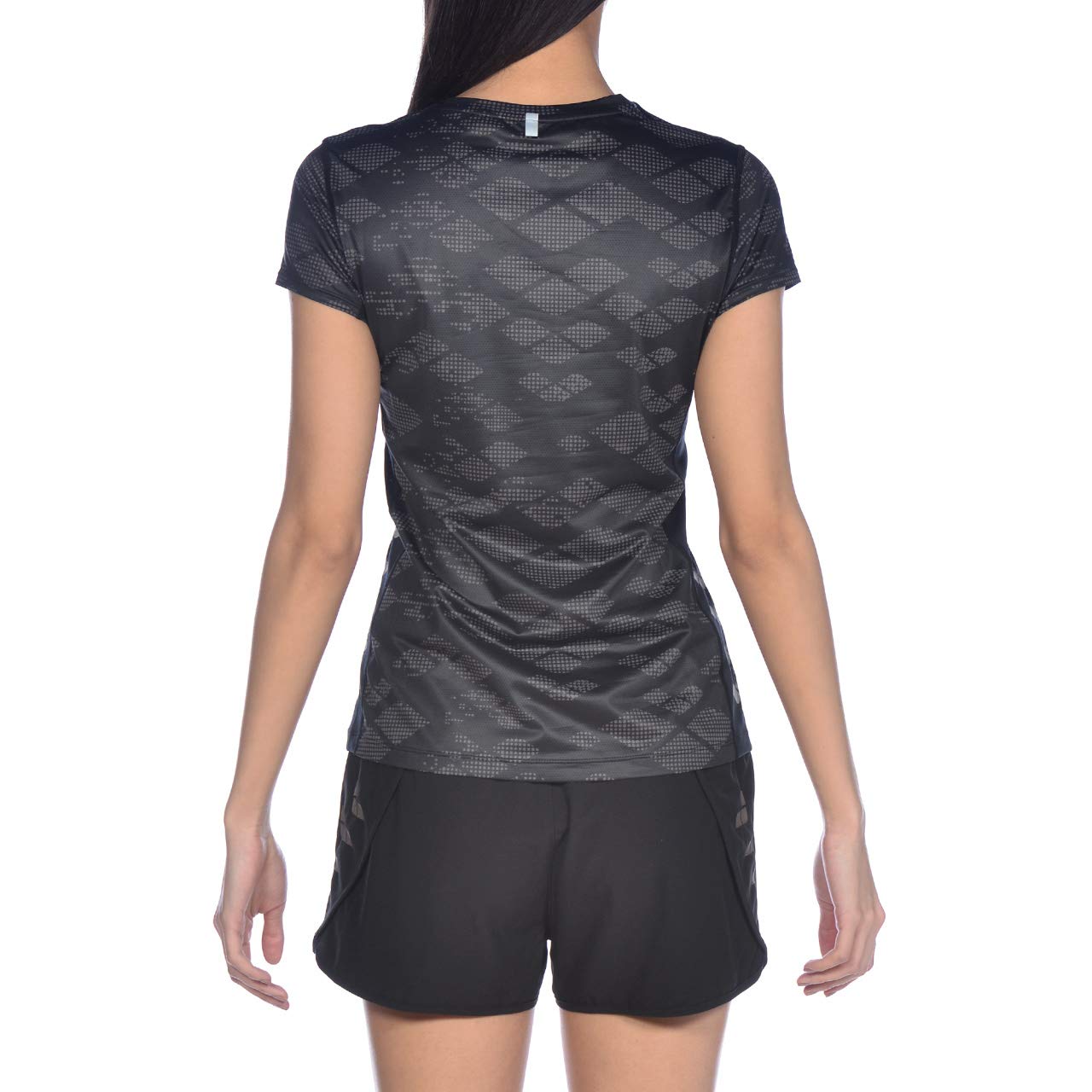 arena-w-run-s-s-mesh-solid-maglietta-running-a-maniche-corte-donna-2 image 6