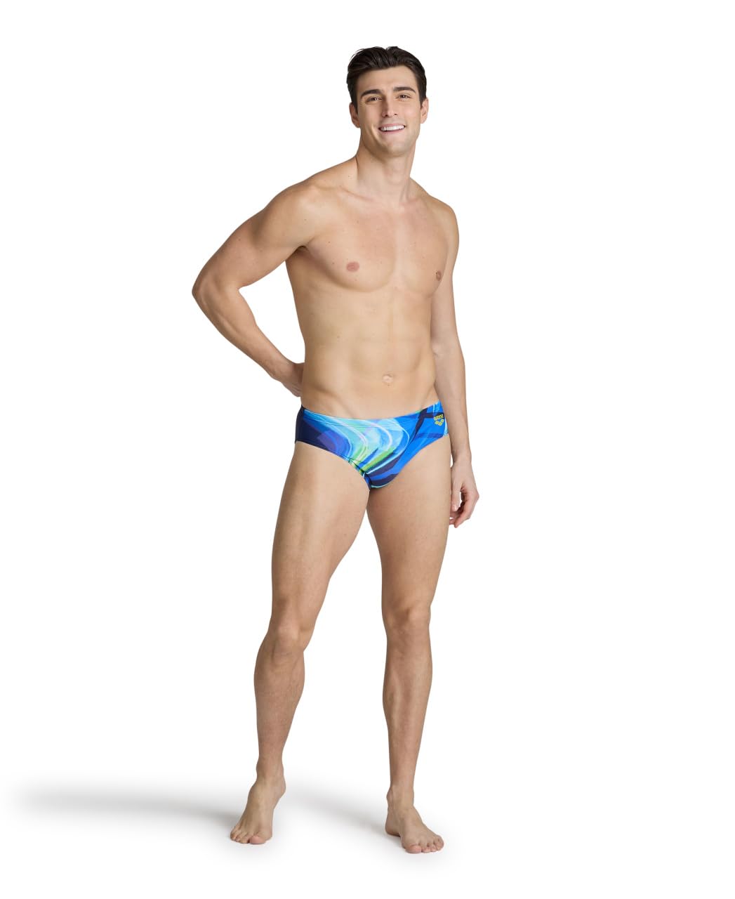 arena-visual-waves-slip-da-nuoto-uomo-costume-a-slip-performance image 4