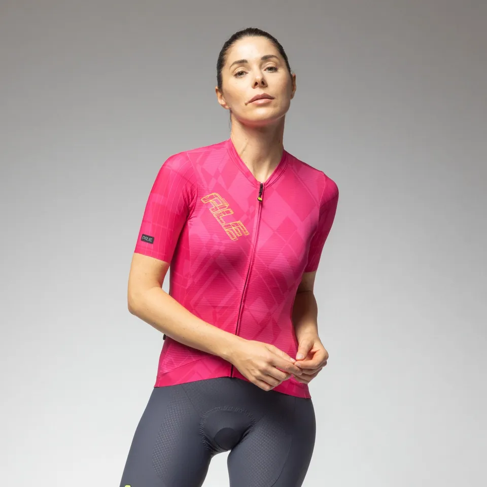 al-cycling-maglia-manica-corta-donna-schema-jersey-da-ciclismo-performance-da-10 image 1