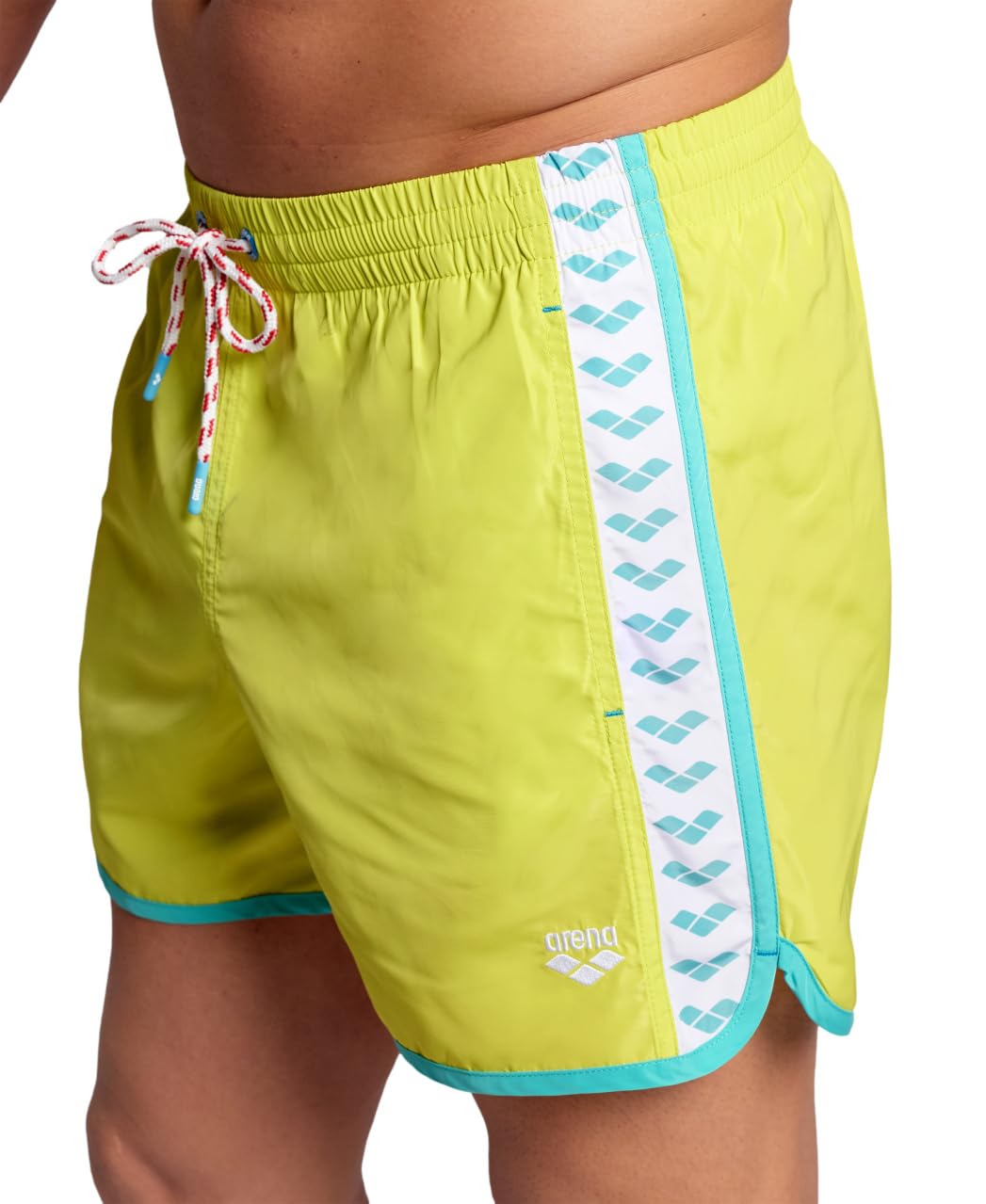 arena-men-s-arena-team-stripe-beach-short-pantaloncino-da-spiaggia-uomo-a-righe image 4