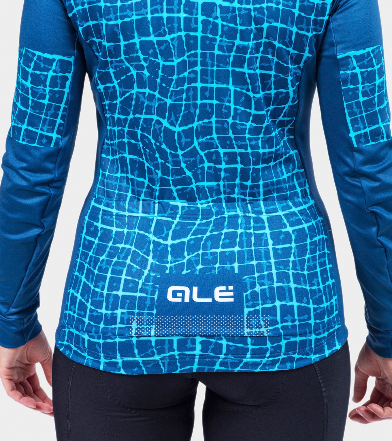 al-cycling-maglia-manica-lunga-donna-wall-allenamento-invernale image 4