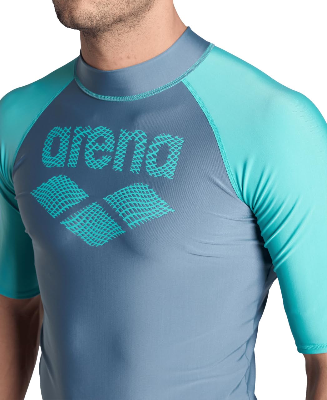 arena-men-s-rash-vest-s-s-graphic-maglia-rash-guard-uomo-a-maniche-corte image 3