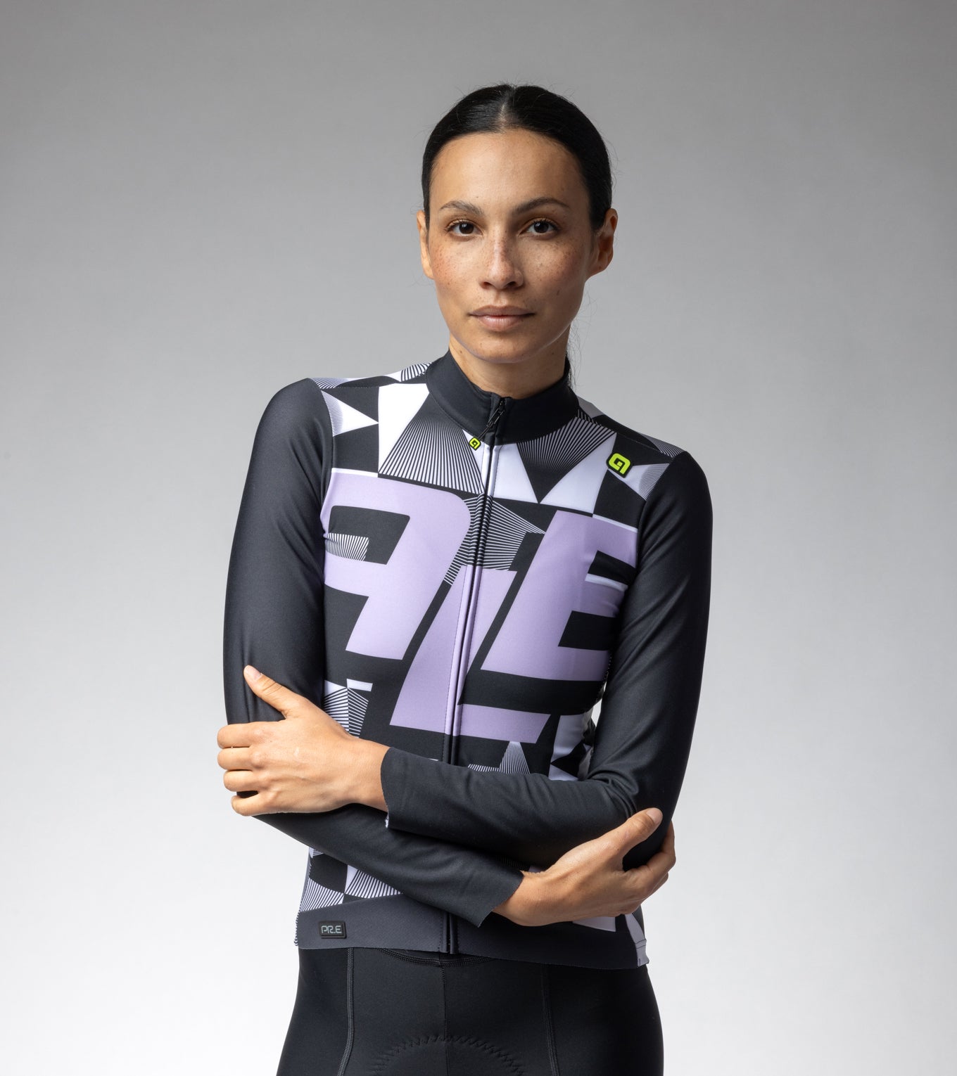 al-cycling-maglia-manica-lunga-donna-multiverso-fit-ergonomico image 4