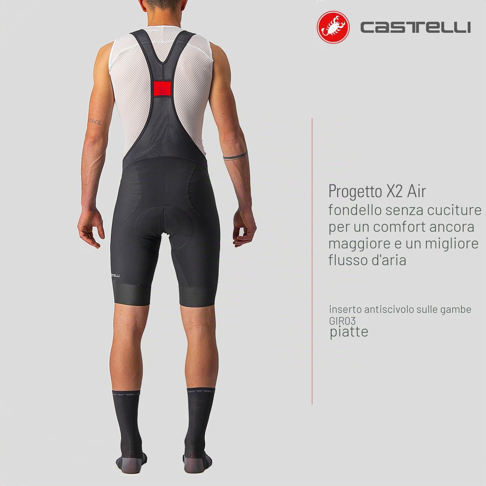 castelli-endurance-3-bibshort-pantaloncini-uomo image 5