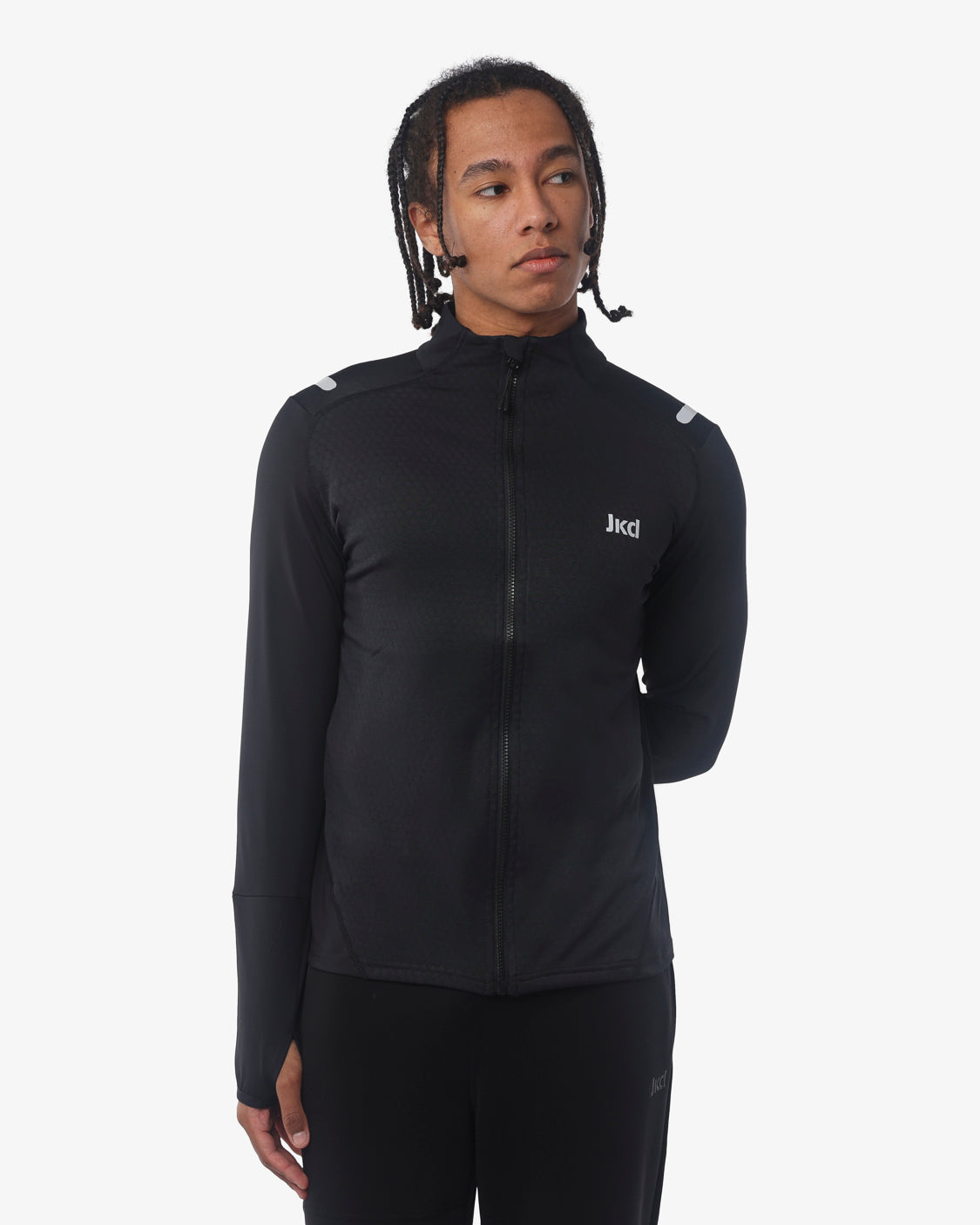 jaked-felpa-full-zip-klik-evo-uomo-in-tessuto-tecnico-antipiega image 2