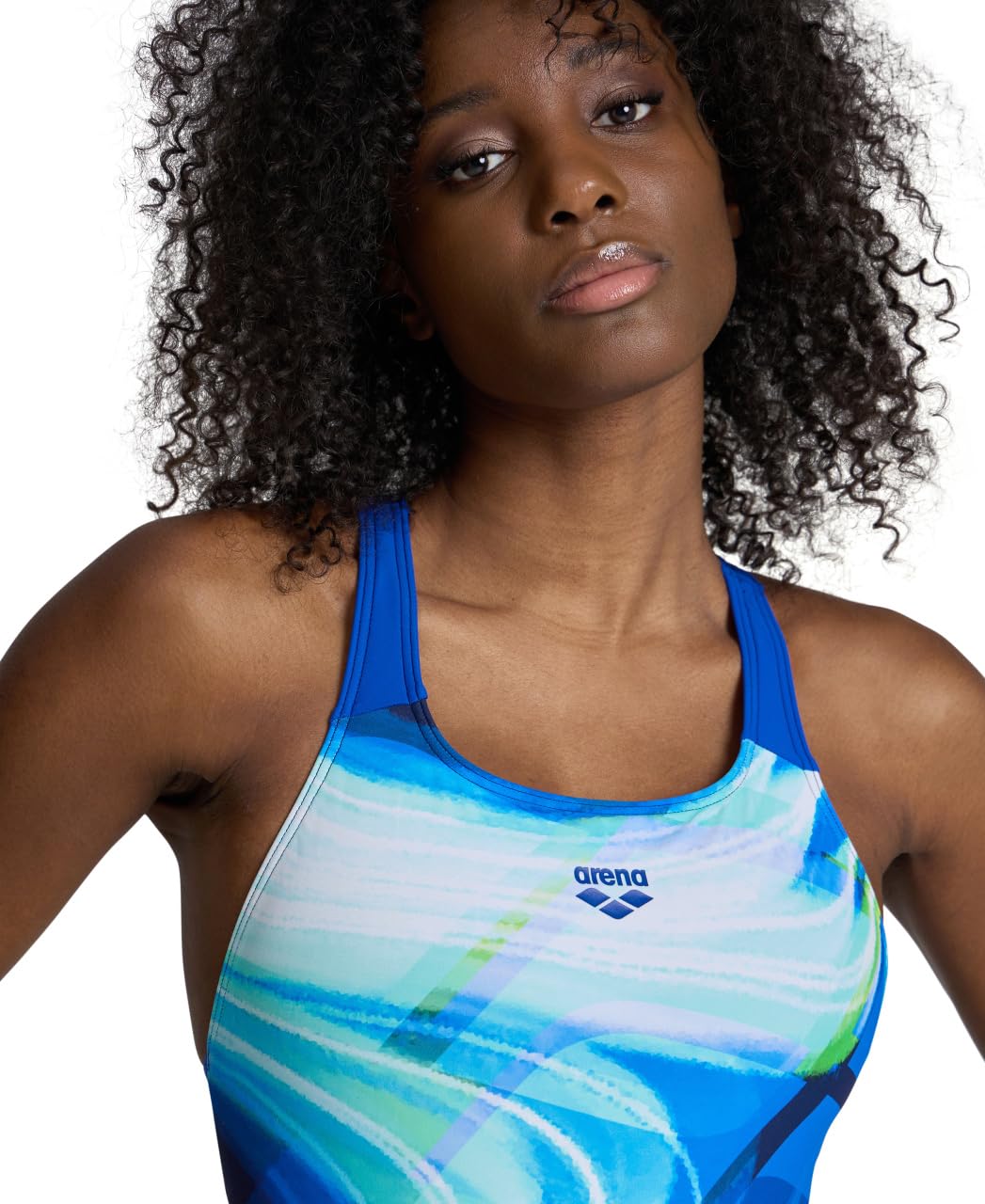 arena-women-s-visual-waves-swim-pro-back-lb-costume-intero-donna image 2