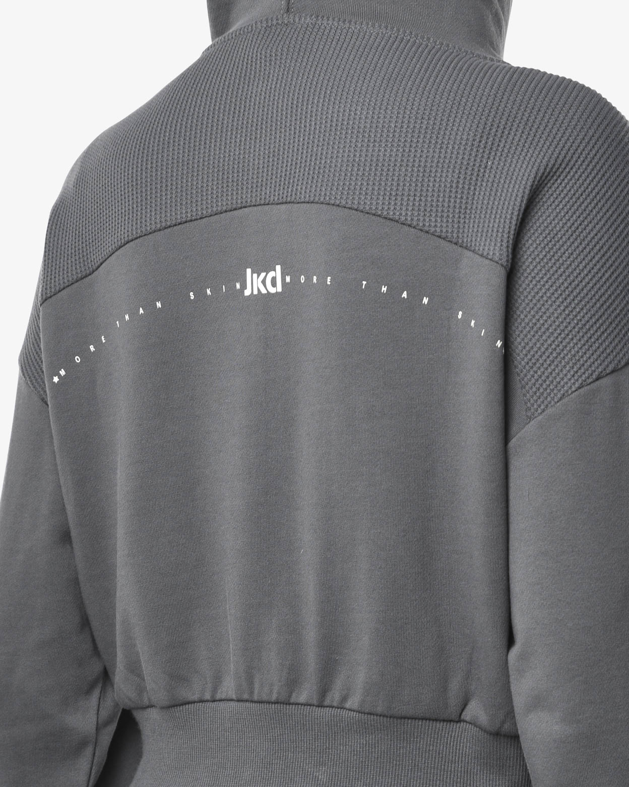 jaked-felpa-kotton-mix-con-cappuccio-e-full-zip-felpa-donna-in-cotone-e-rete-str image 4