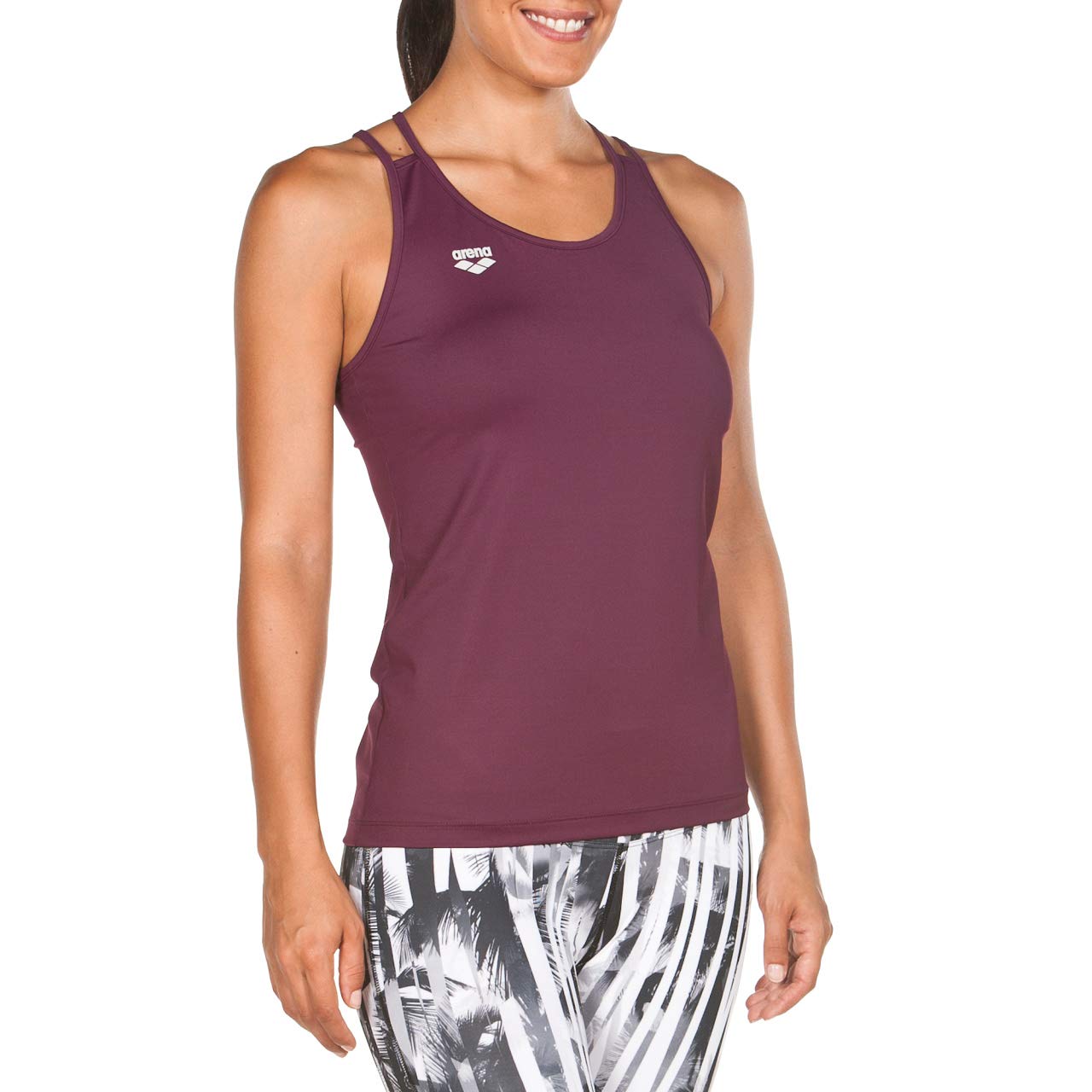 arena-w-gym-slim-strap-canotta-aderente-donna image 3
