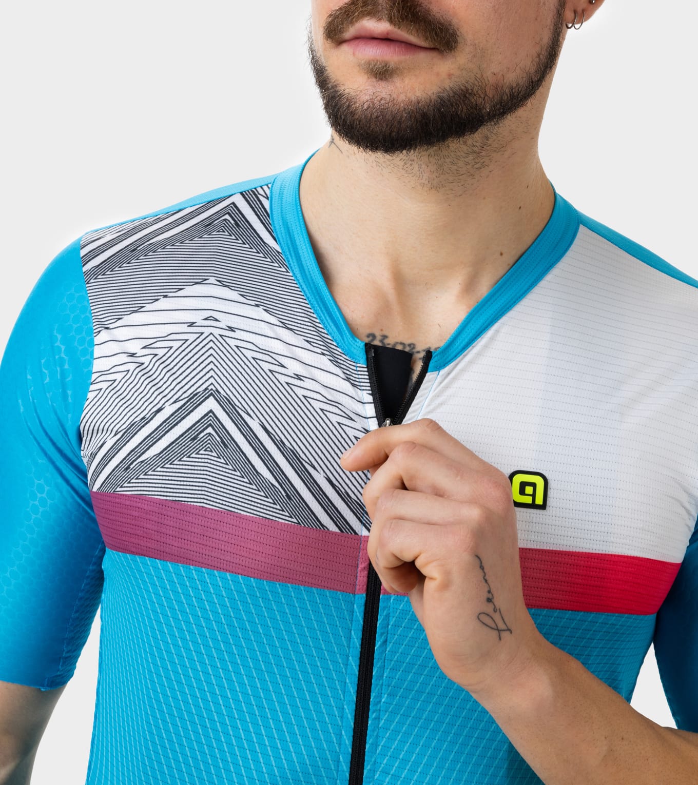 maglia-manica-corta-uomo-al-cycling-zig-zag-top-di-gamma-aerodinamico image 5