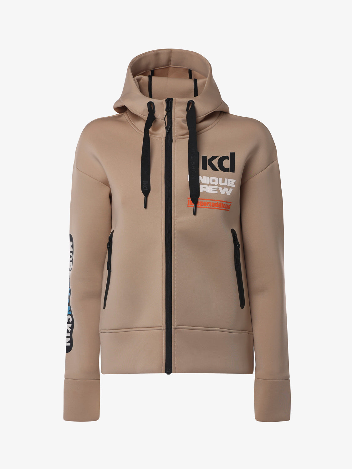 jaked-rider-felpa-full-zip-con-cappuccio-donna image 6