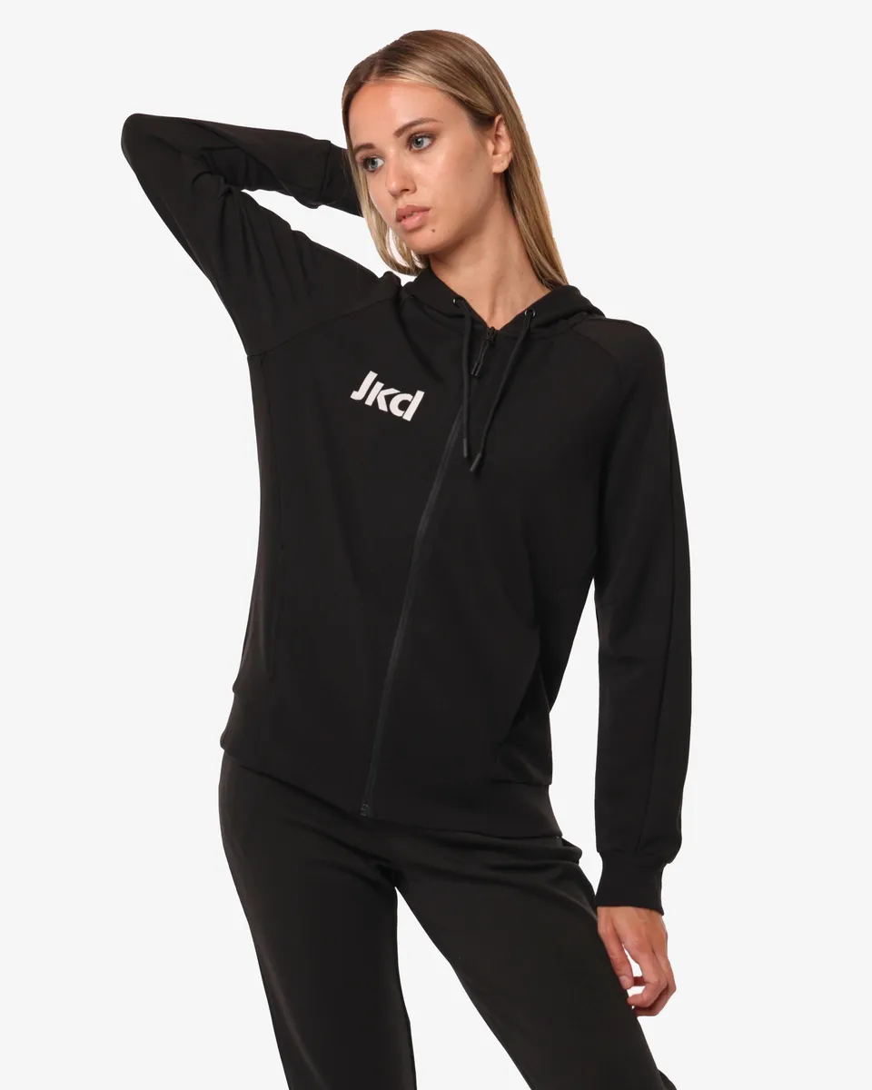 felpa-full-zip-con-cappuccio-equipe-jaked-donna-comfort-e-stile-urbano image 1