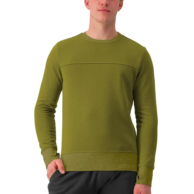castelli-logo-sweatshirt-felpa-senza-cappuccio-uomo image 1