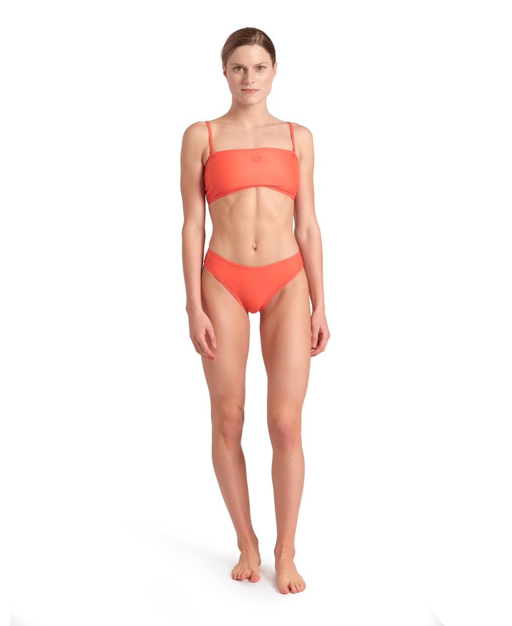 arena-women-s-team-stripe-bikini-bandeau-due-pezzi-donna image 7
