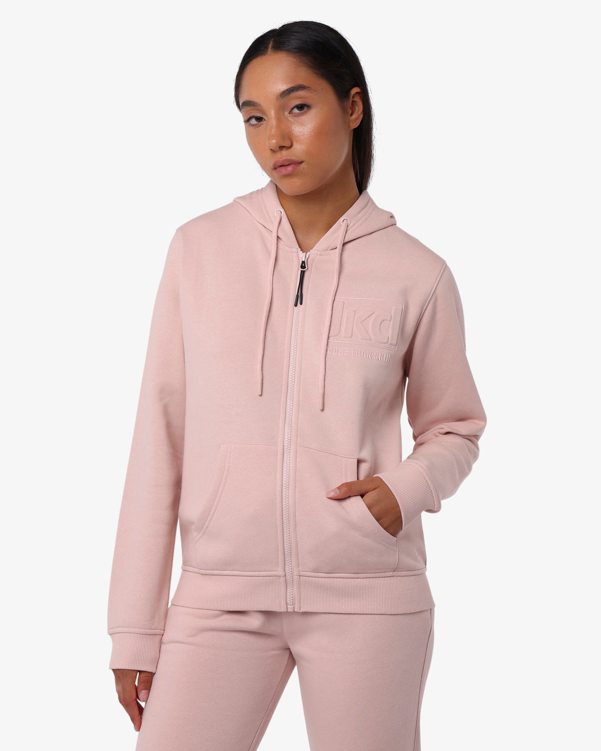 jaked-felpa-steady-fw-full-zip-con-cappuccio-donna-felpa-sportiva-tecnica image 1