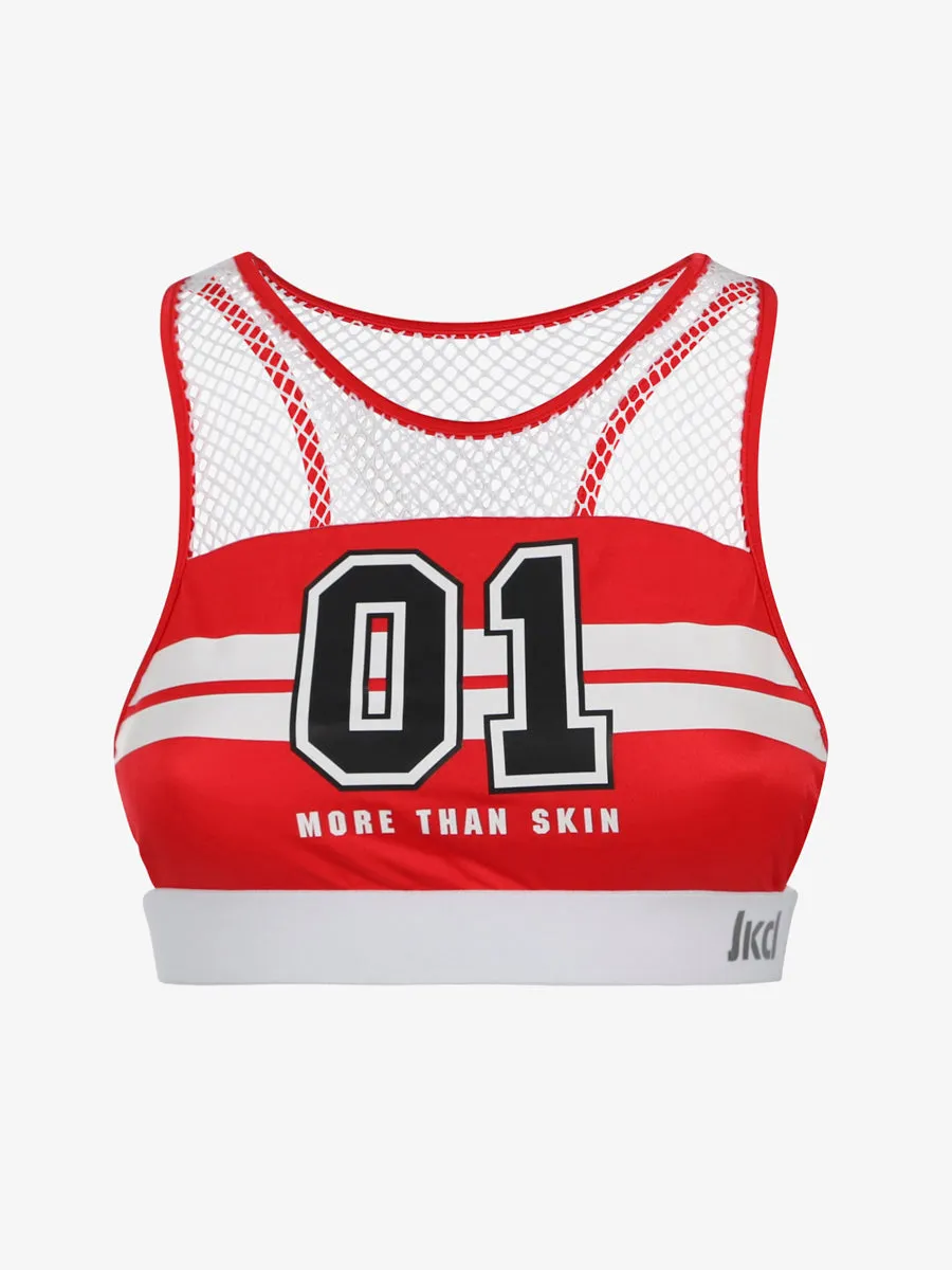 jaked-bra-alley-oop-reggiseno-sportivo-donna-con-dettagli-a-rete-e-logo image 1