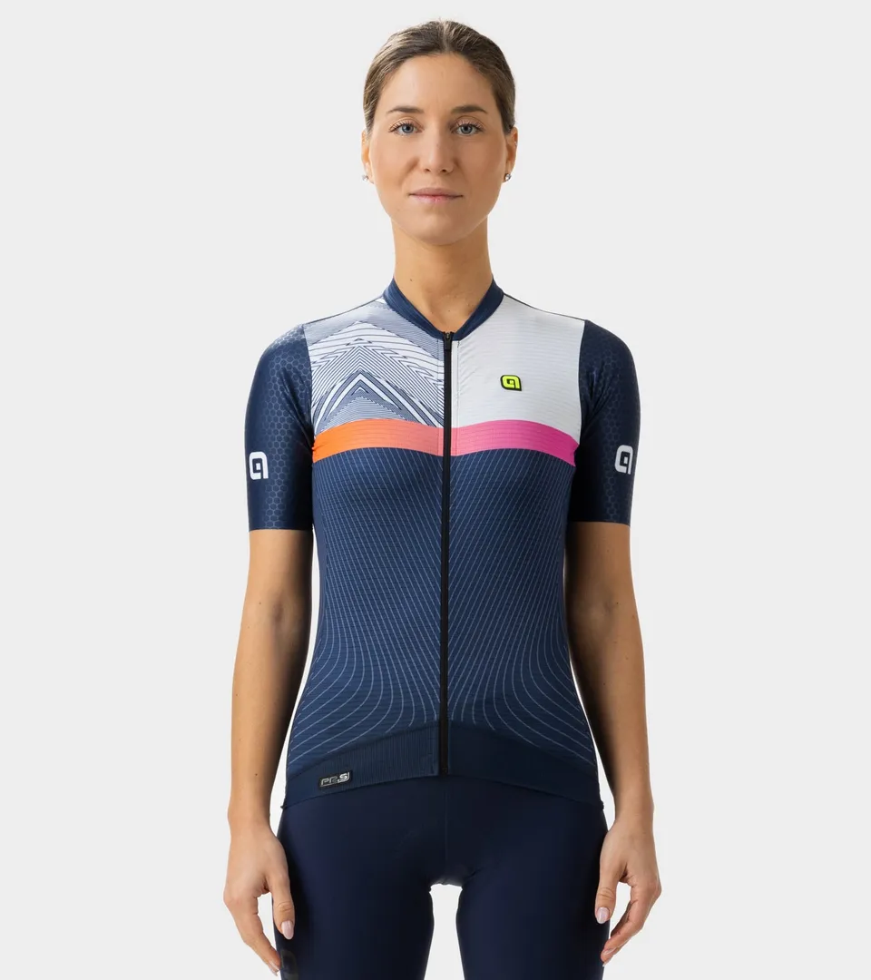 al-cycling-maglia-manica-corta-donna-zig-zag-maglia-ciclismo-donna image 1