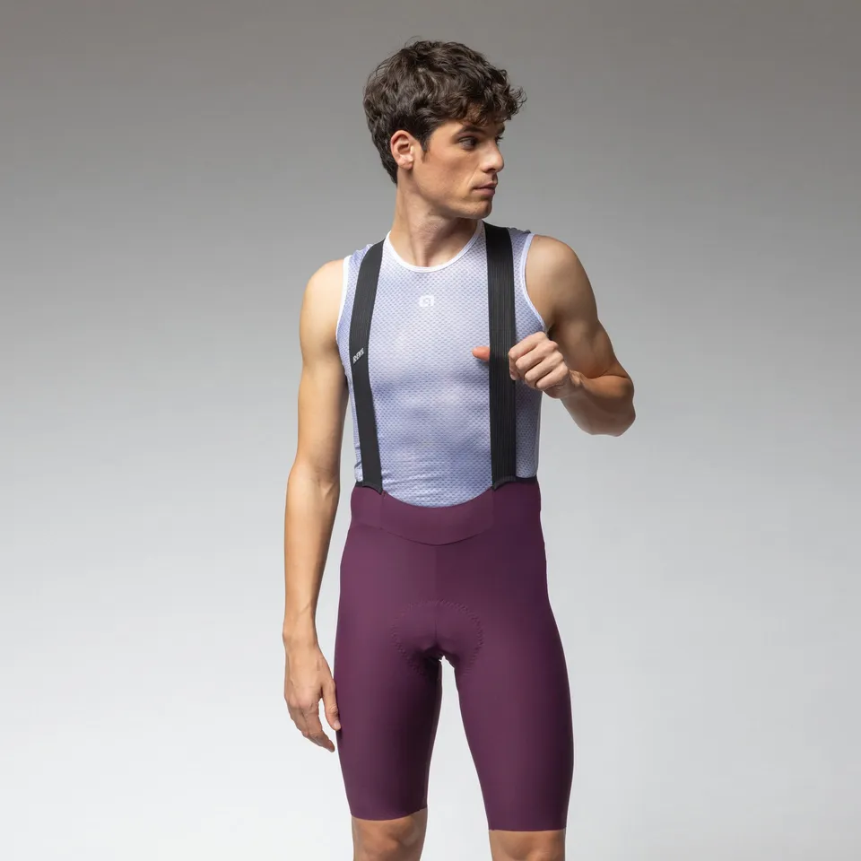 pantaloncino-con-bretelle-uomo-al-cycling-crew-compressione-e-upf-50-nero image 1